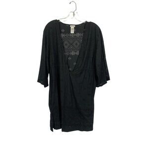 Dotti Women's Black Bathing Suit Cover Up